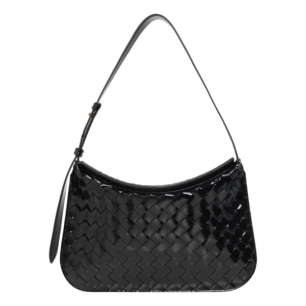 Wallet with black shoulder strap - Bottega Veneta