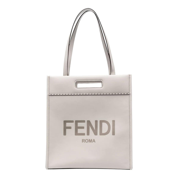 Fendi Roma Authentic Black Calf Leather Bag