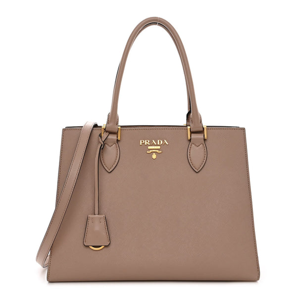 Prada Saffiano Lux Leather Large Tote Bag