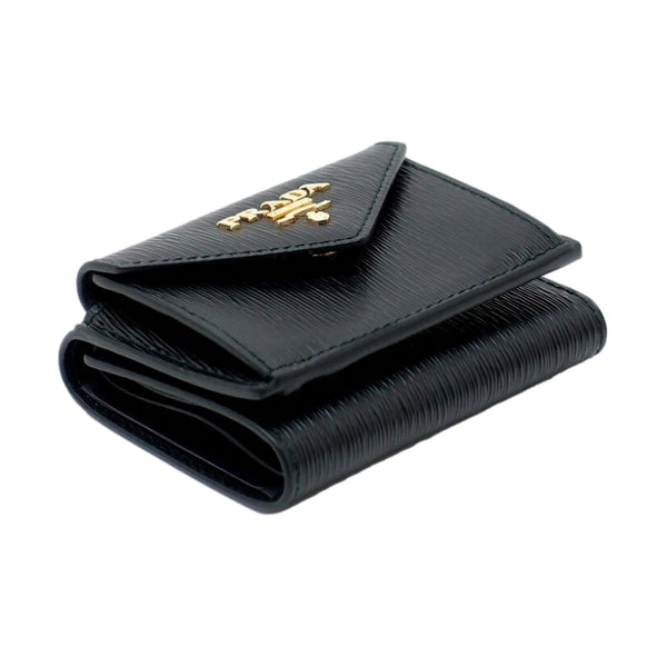 Prada small wallet online women's