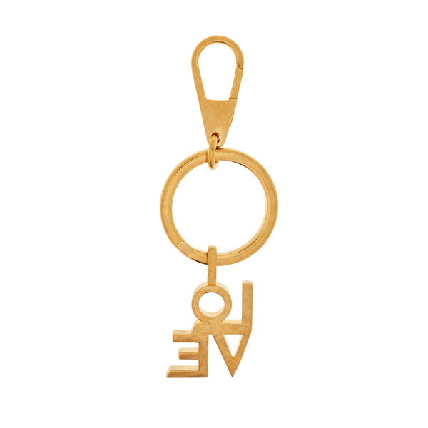 Yves Saint Laurent YSL Black Logo Key Ring Silvery Leather Metal Pony-style  calfskin ref.426675 - Joli Closet