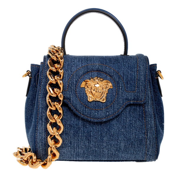 Ace Your Denim Game With Versace's La Medusa Bags - BAGAHOLICBOY