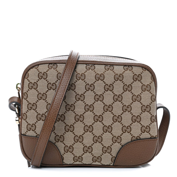 Dôme leather crossbody bag Gucci Beige in Leather - 35318163