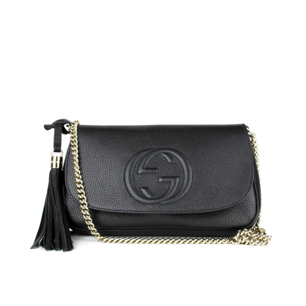 Soho leather crossbody bag Gucci Black in Leather - 33972799
