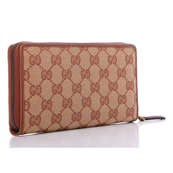 Gucci Monogram NY Yankees Canvas Guccisima Zip Around Wallet 547791 – Queen  Bee of Beverly Hills