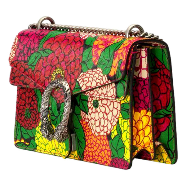 Gucci floral print purse hot sale