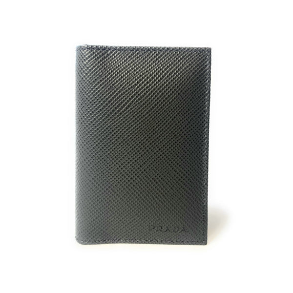 Prada Men's Saffiano Leather Passport Holder