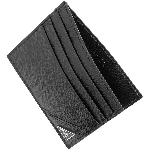 Prada mens shop card wallet