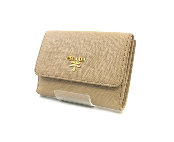 Prada Saffiano Leather Beige Pattina Cammeo Beige Small