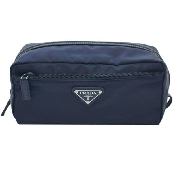 Shop PRADA RE NYLON Re-nylon and saffiano leather toiletry bag  (2NA045_2DMH_F0002) by momochani