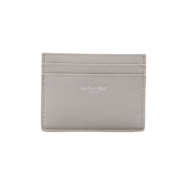 Saint Laurent Paris credit card case in smooth leather, Saint Laurent