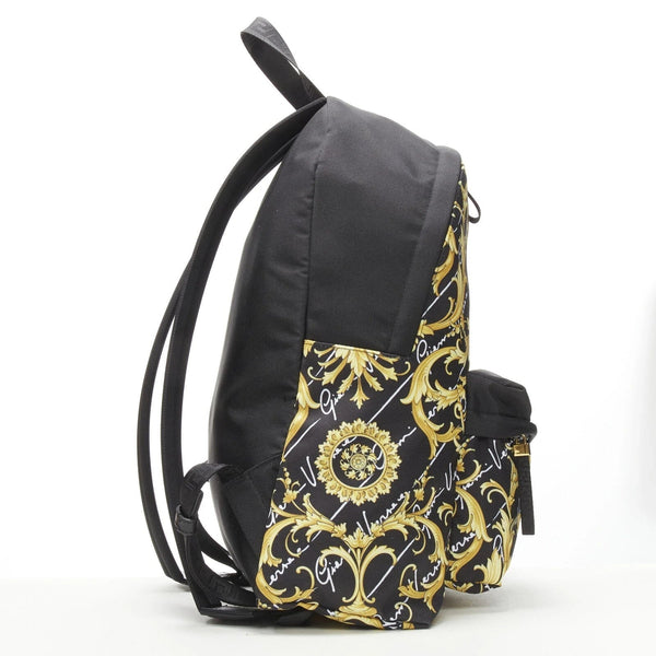 Versace backpack outlet gold