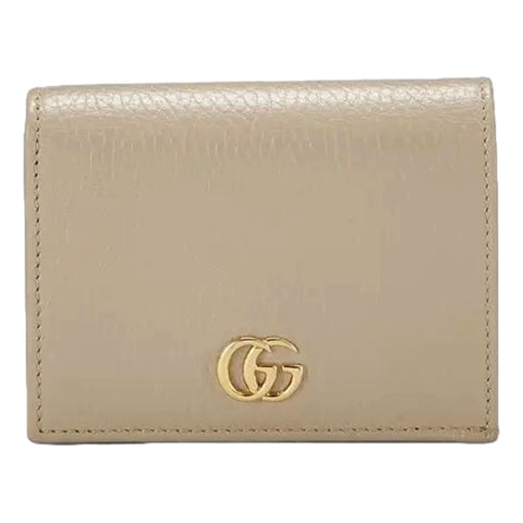 Gucci GG Beige Marmont Card Case Wallet