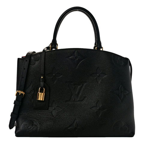 Louis Vuitton Monogram Giant Empreinte Grand Palais Satchel Black