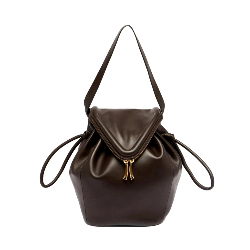 Bottega Veneta The Chain Pouch Brown Calfskin Leather Shoulder Bag