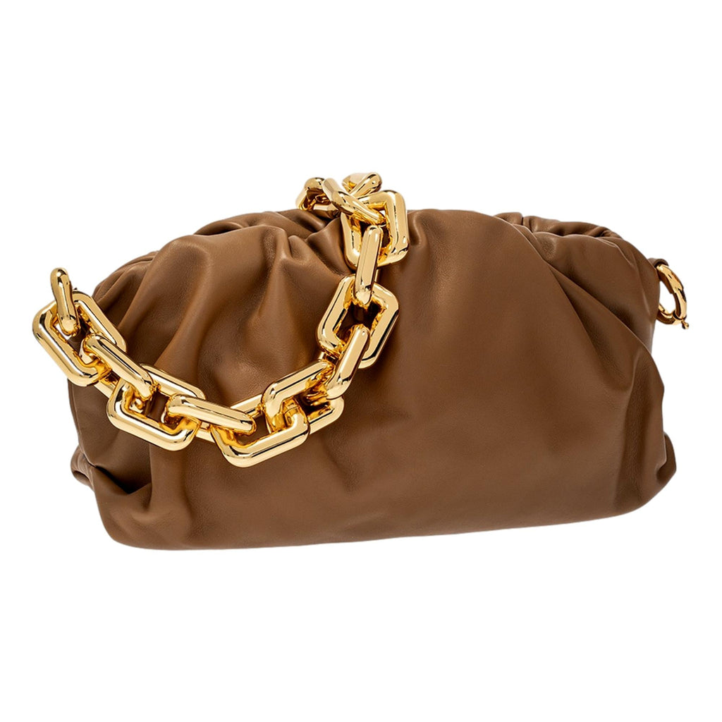Bottega Veneta Intrecciato Crossbody Bag Gold-tone Black in Leather with  Gold-tone - US