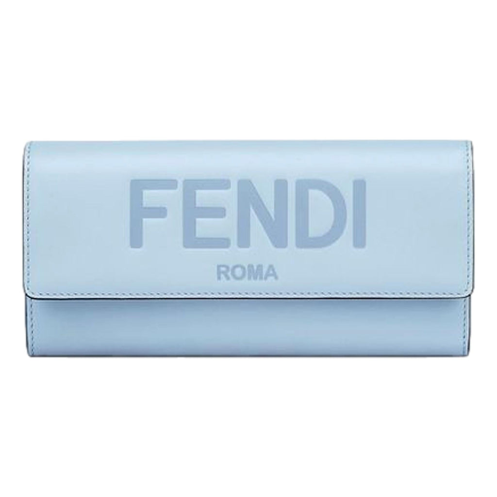 Fendi cheap blue wallet