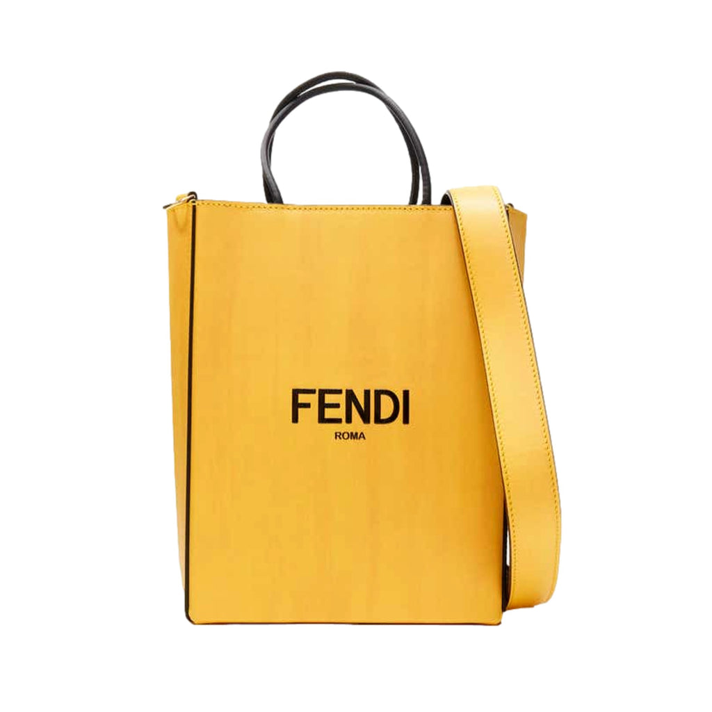 Fendi Roma 2Way Vitello Embossed Yellow Leather Crossbody Shopping Tot –  Queen Bee of Beverly Hills