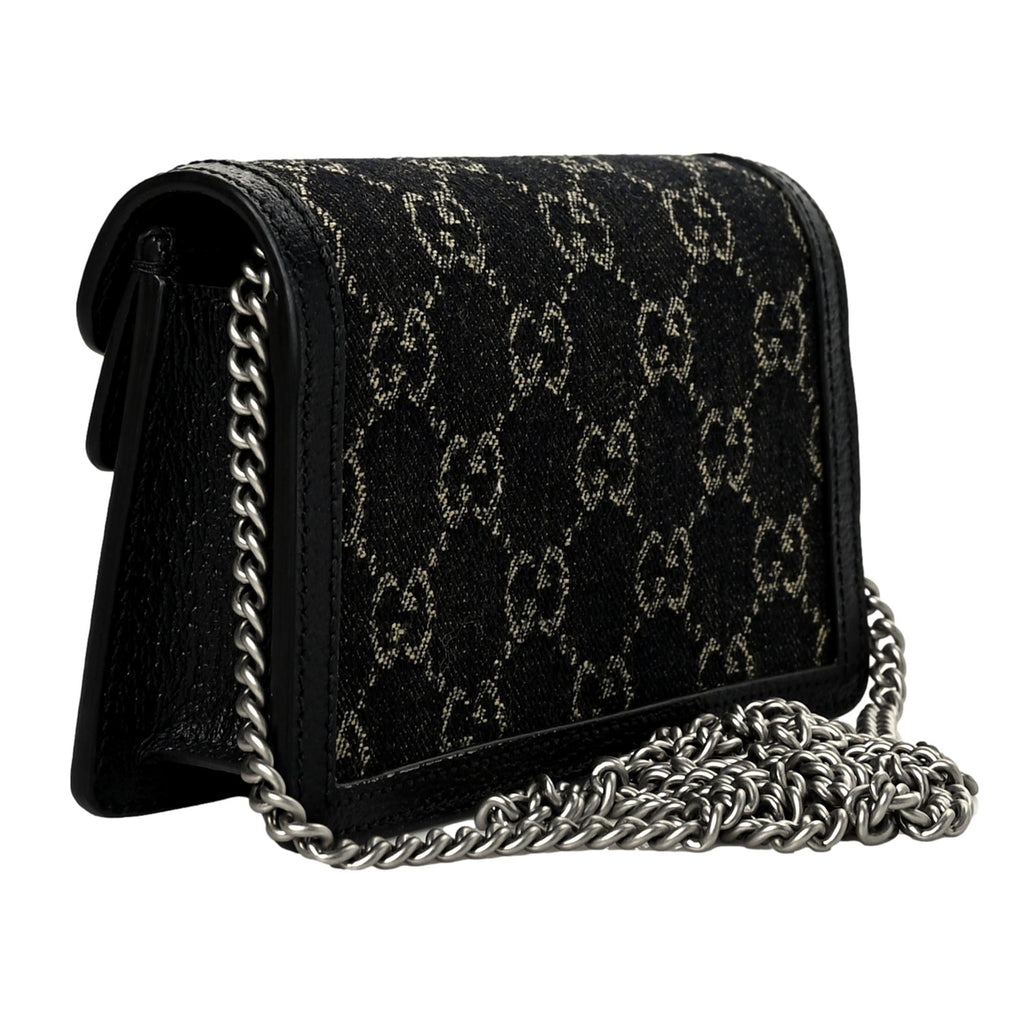 Gucci Dionysus Super Mini Denim Shoulder Bag