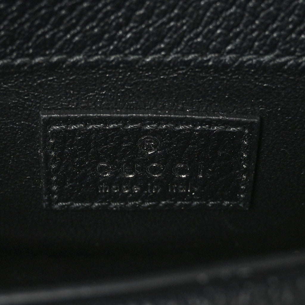 Gucci Dionysus Black GG Denim Super Mini Shoulder Bag