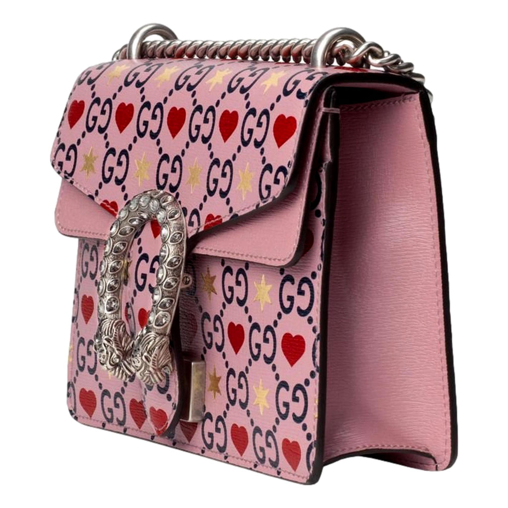 Gucci Pink Calfskin Valentine's Day Super Mini Dionysus Bag, 57% OFF