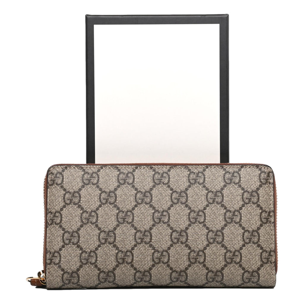 Gucci Signature Continental Guccissima Zipper Wallet