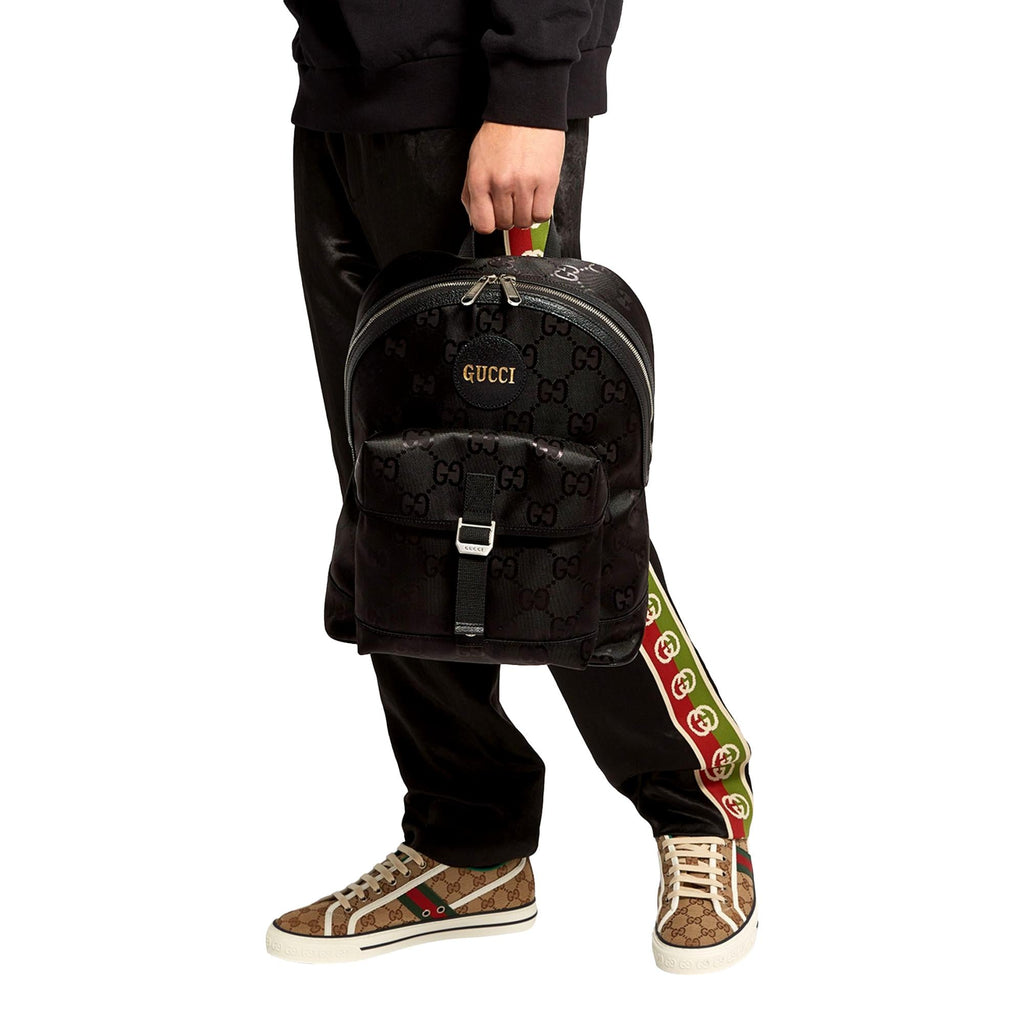 Gucci - GG Nylon Backpack Black