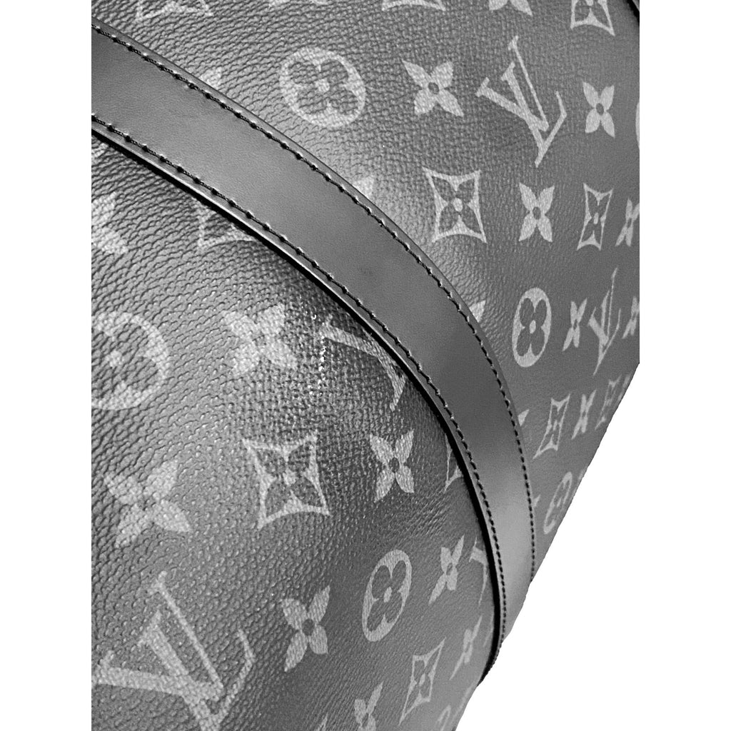 Louis Vuitton Keepall Bandouliere 55 Black Monogram Duffel – Queen Bee of  Beverly Hills