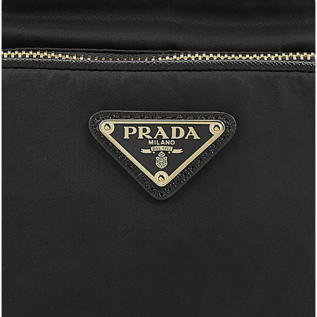 Prada Black Saffiano Leather Heart Print Mini Crossbody Handbag 1DH044 –  Queen Bee of Beverly Hills