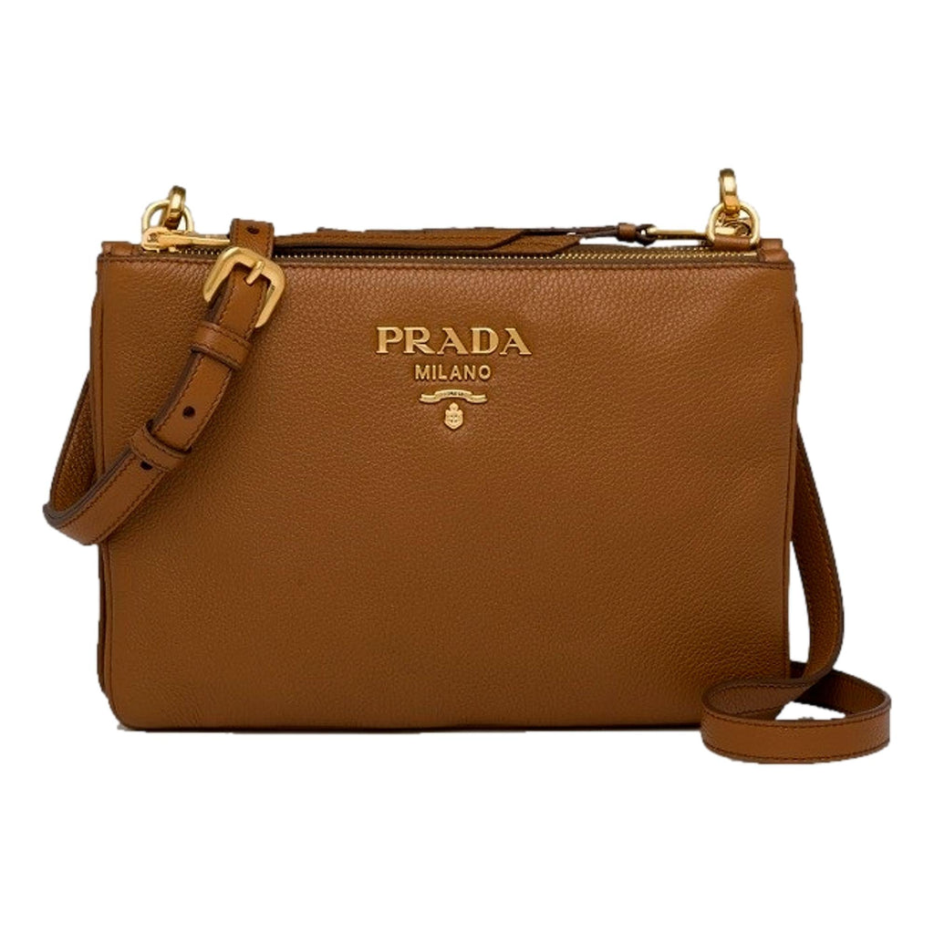 Prada Vitello phenix Brown Leather ref.1013104 - Joli Closet