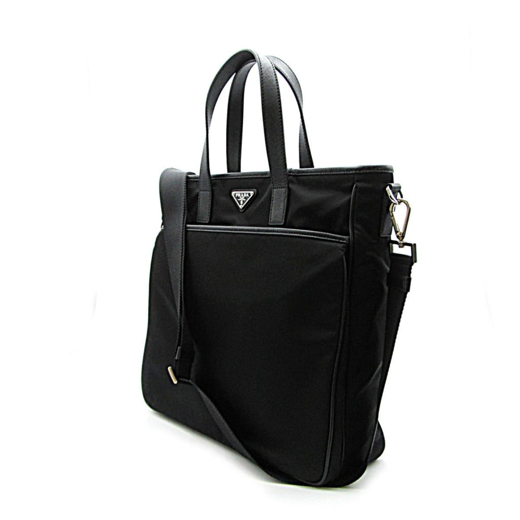 Prada Re-Nylon Saffiano Leather Crossbody Bag