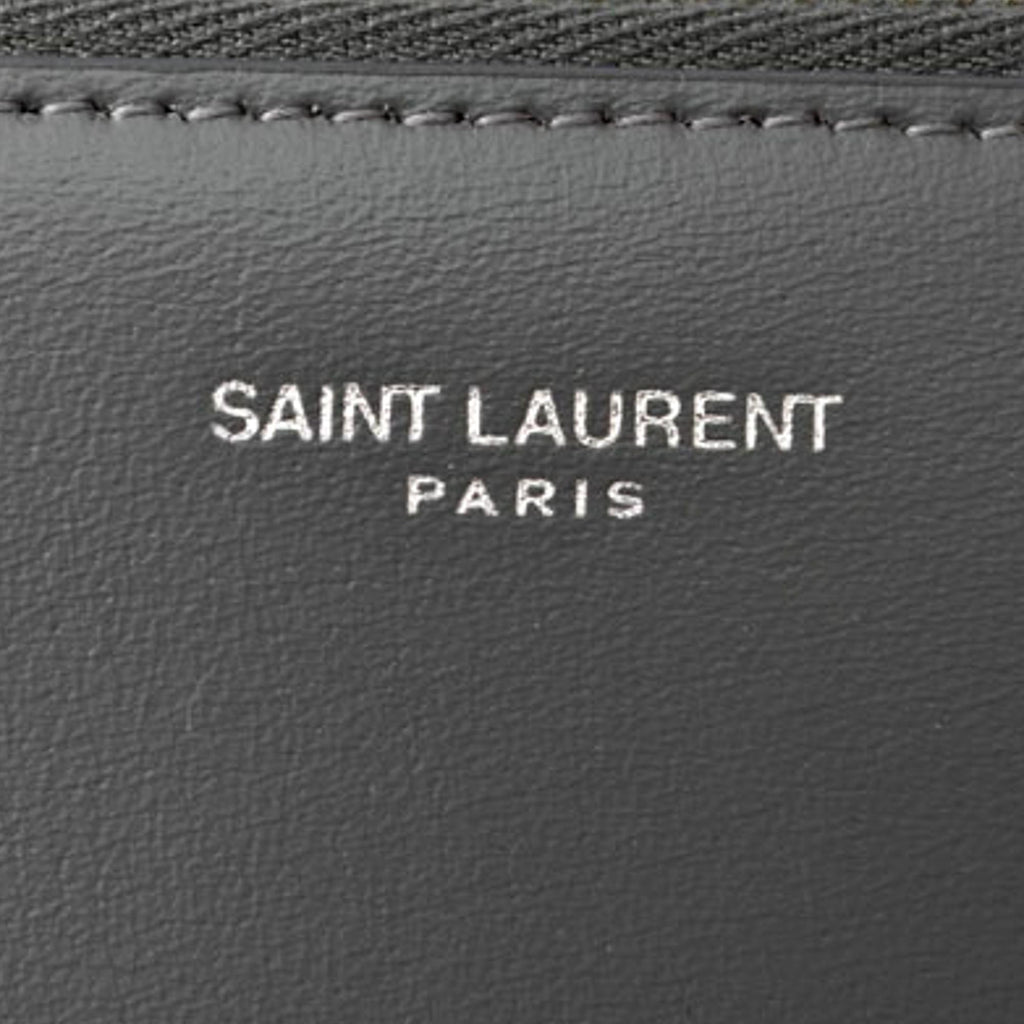 Solférino leather crossbody bag Saint Laurent Brown in Leather