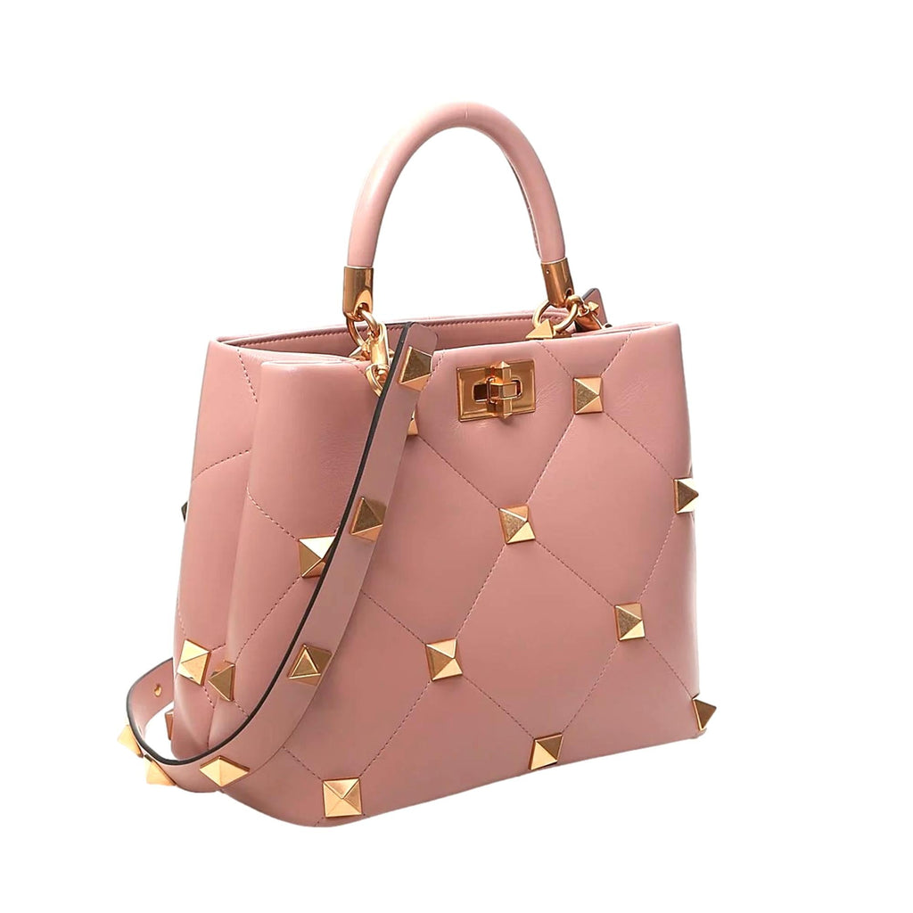 Valentino Garavani Roman Stud pink leather bag