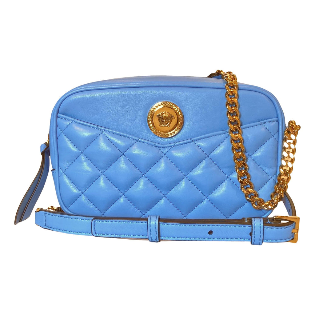 Versace La Medusa Quilted Orchid Pink Lambskin Leather Crossbody Bag –  Queen Bee of Beverly Hills