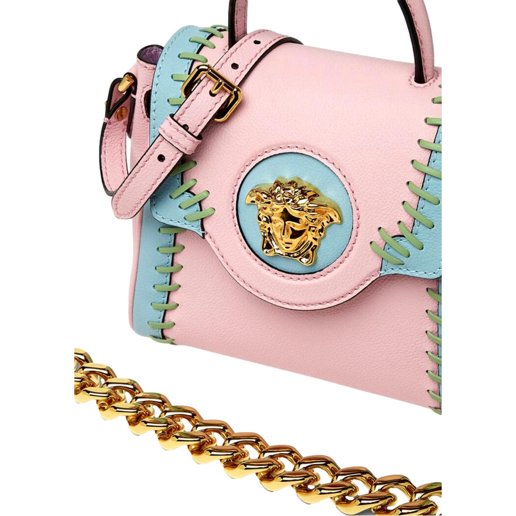 Versace La Medusa Hand Bags Pink