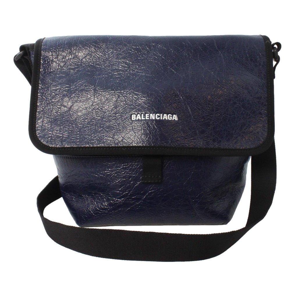 Balenciaga Large Flap Leather Shoulder Bag