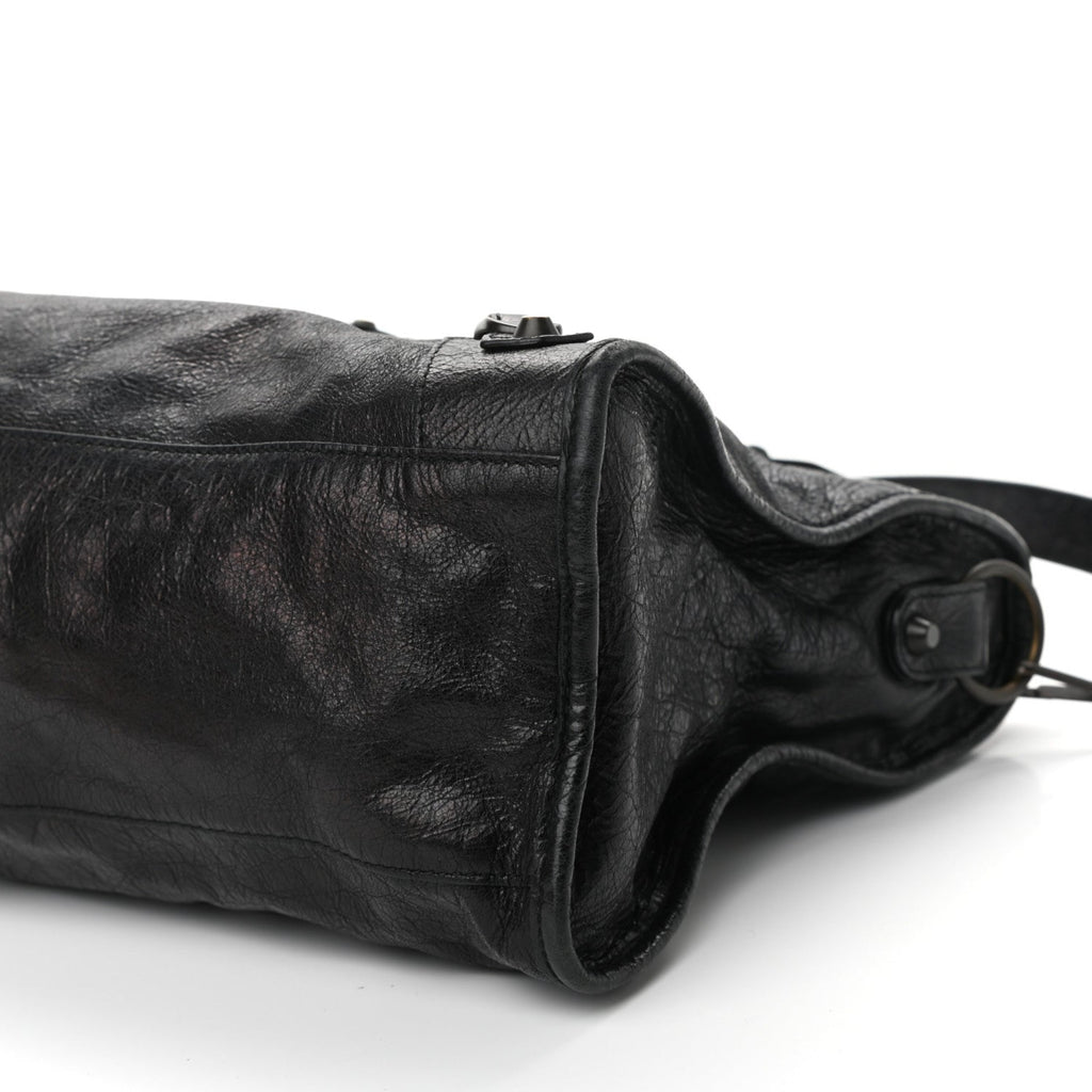 Balenciaga City Graffiti Print Black Arena Leather Shoulder Bag 505550 –  ZAK BAGS ©️