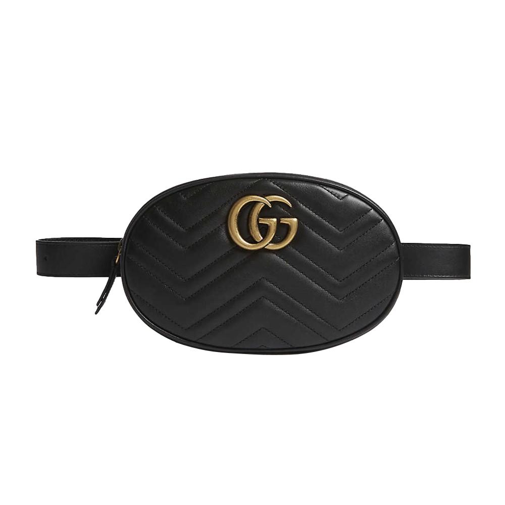 New Authentic Gucci GG Marmont Matelassé Leather Belt Bag Size 85 cm/ 34