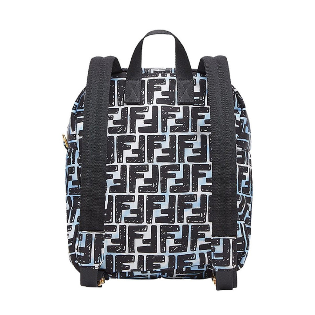 Multicolored FF printed Baguette bag