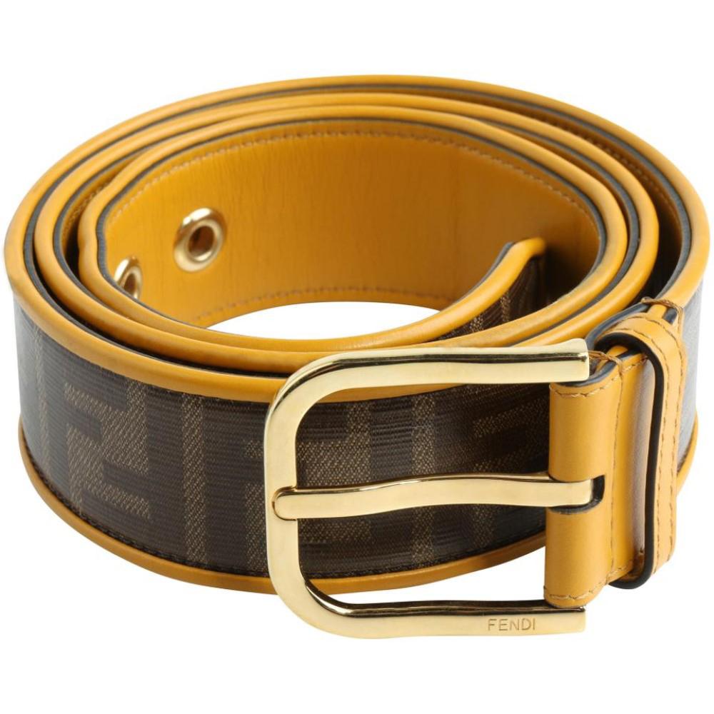 Fendi - Logo-Print Leather-Trimmed Coated-Canvas Belt Bag Fendi