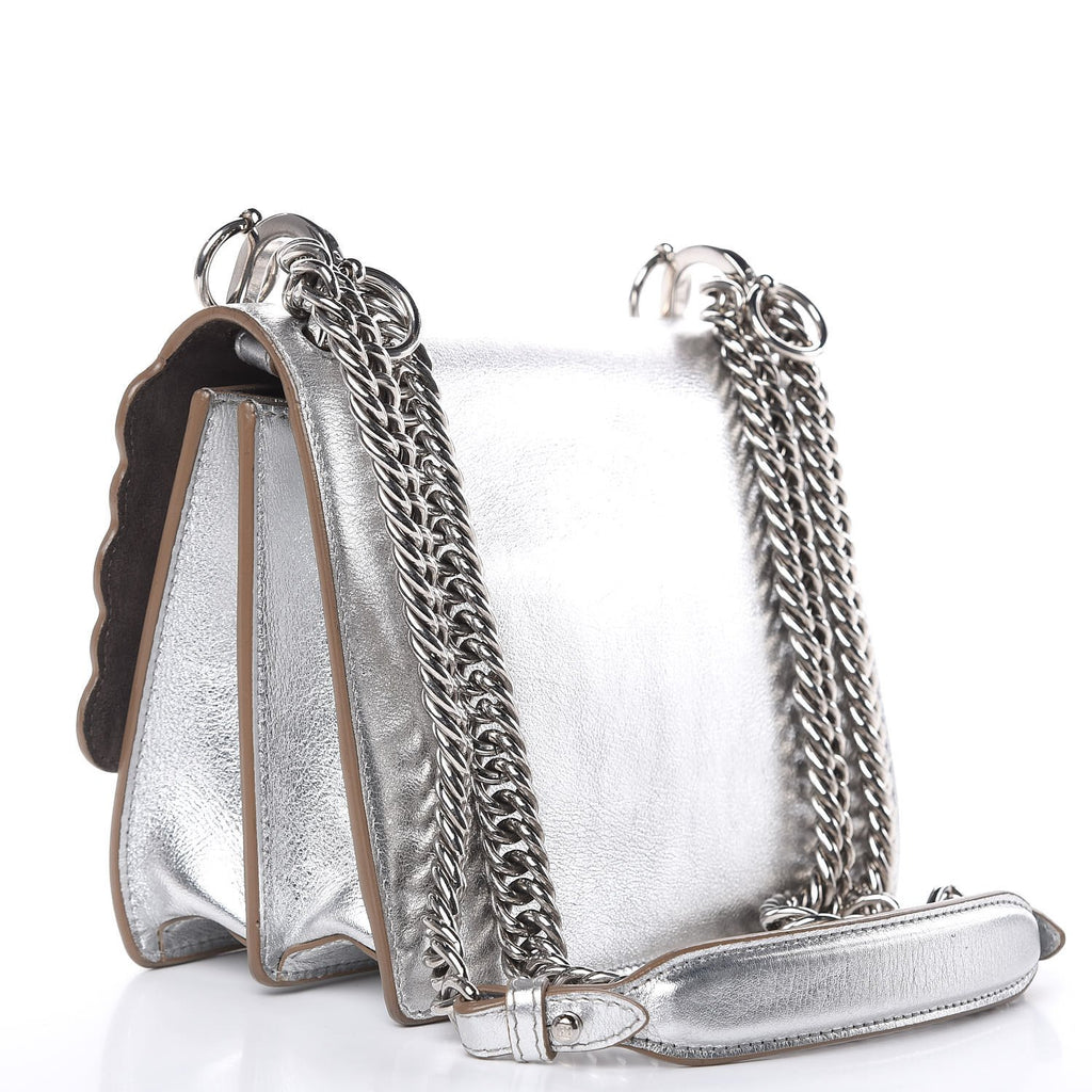 Authentic Fendi Mini I Kan Chain Shoulder Bag