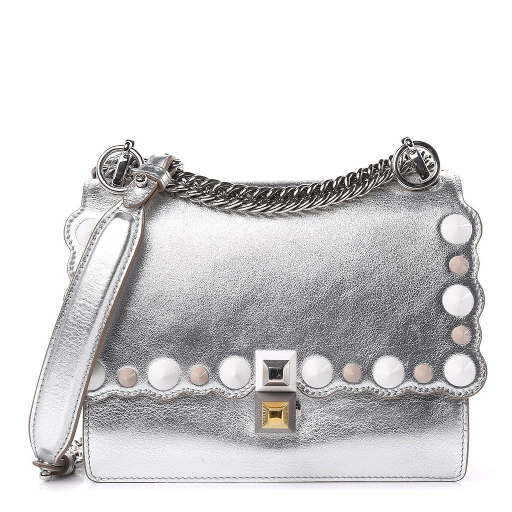 Fendi Pre-Owned Studded Wallet On Chain Shoulder Bag - Farfetch