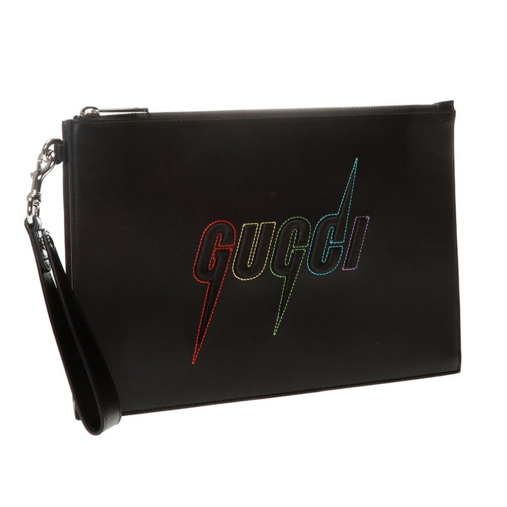 Gucci Ipad Leatter Logo Cover in Metallic for Men
