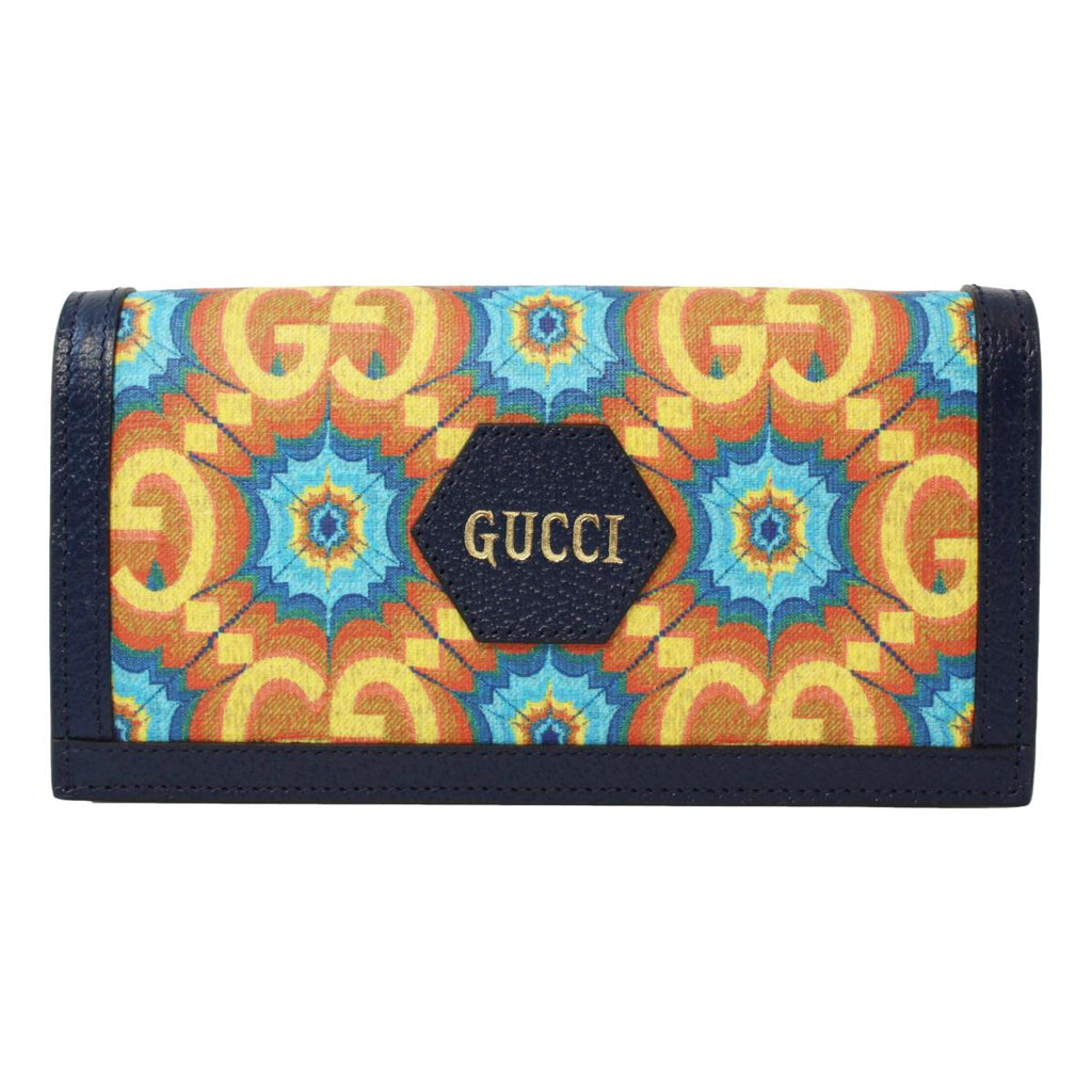 GG wallet with removable card case in black Supreme