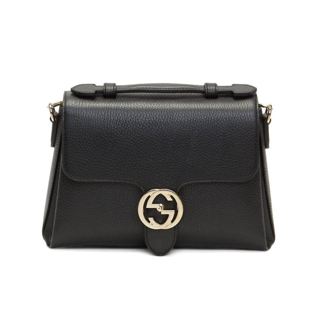 Gucci Top handle bag with cut-out Interlocking G