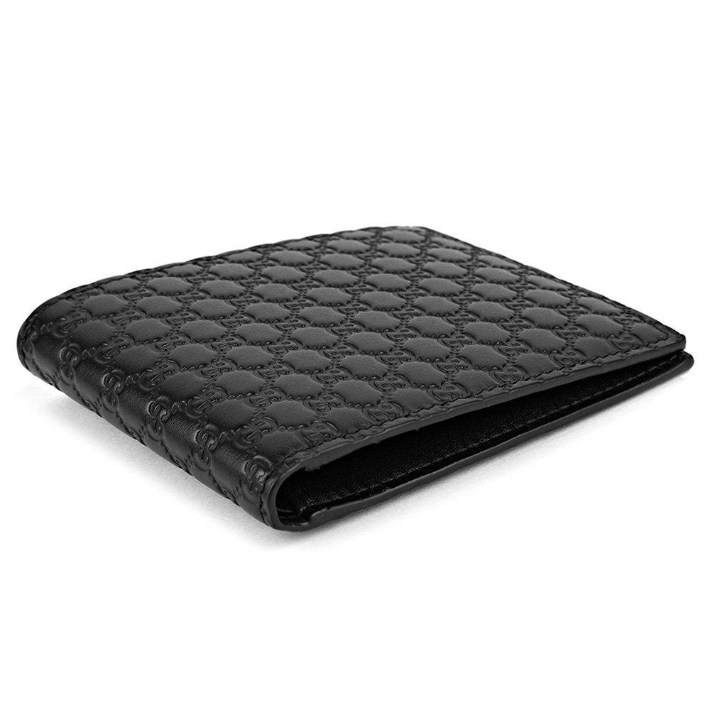 Gucci Jumbo GG Leather Wallet Black Male