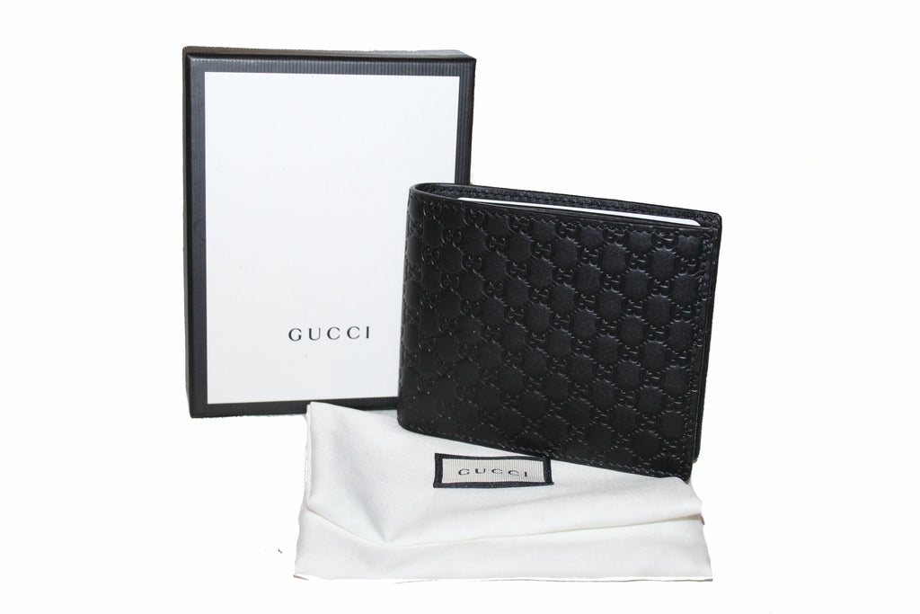 Gucci Microguccissima Bifold Men's Wallet Brown - BrandConscious