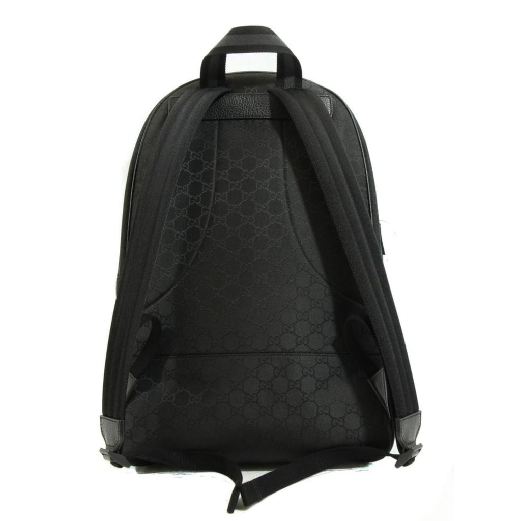 Gucci GG Nylon Rucksack Backpack-Black (Backpacks)