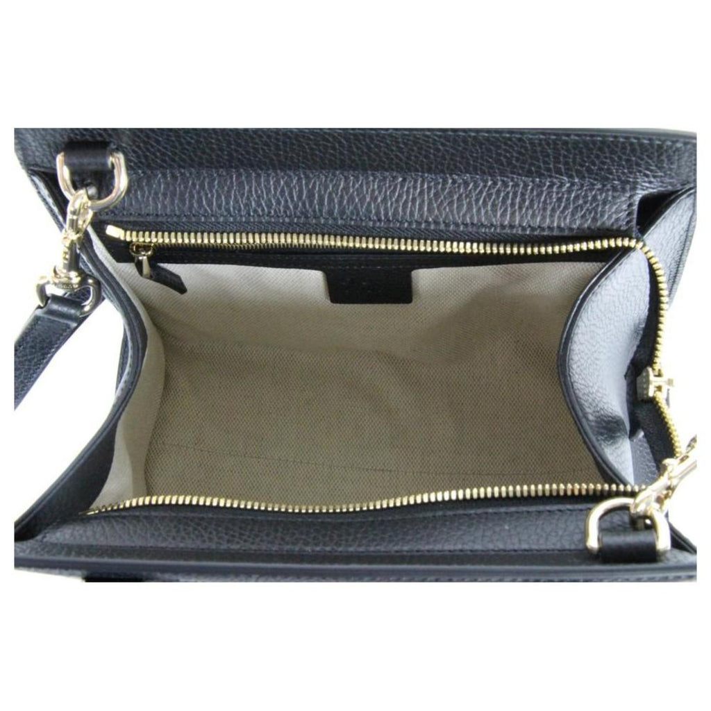 Soho leather crossbody bag Gucci Black in Leather - 31365474