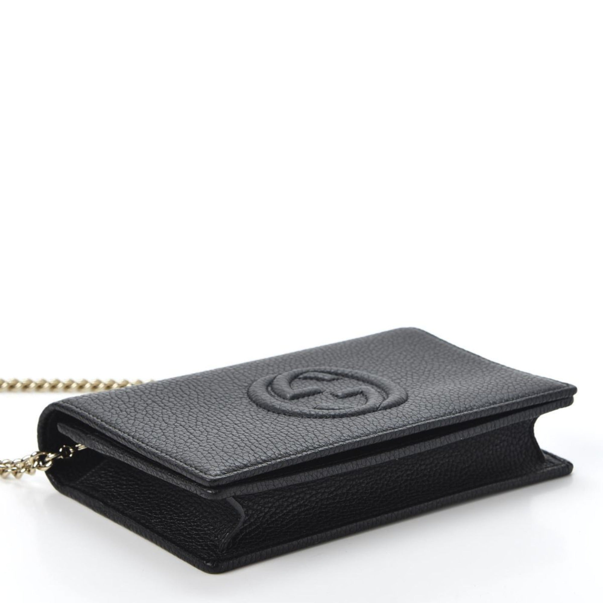 Gucci Marmont GG Mini Shoulder Bag Crossbody Purse Black Leather Gold Chain  | Purses crossbody, Black crossbody purse, Mini shoulder bag